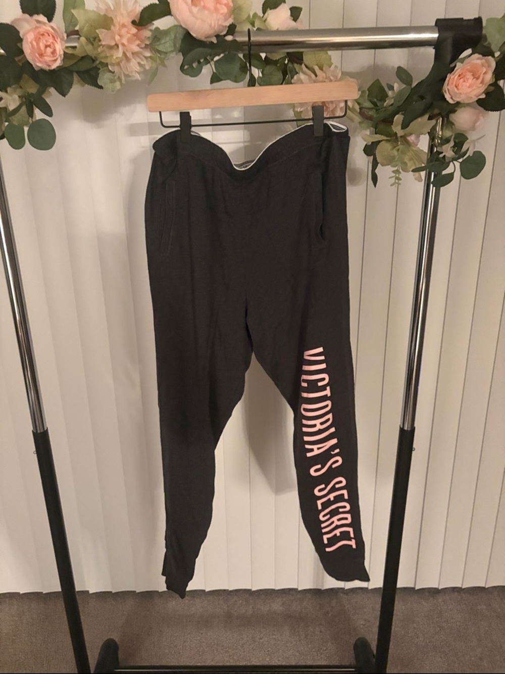 Victoria's Secret Jogger Pants with Pink Side Logo